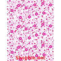 giấy dán tường hồng trắng đẹp