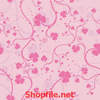 giấy dán tường cây cỏ hồng