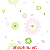 giấy dán tường bông hoa hồng trên nền trắng