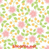 giấy dán tường bông hoa nhỏ