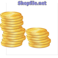 Vector họa tiết tết đồng xu vàng