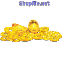 Vector họa tiết tết những đồng tiền vàng