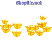 Vector họa tiết tết 10 cục vàng