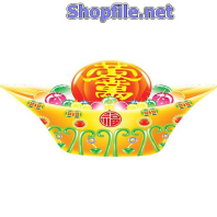 Vector họa tiết tết thỏi vàng