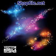 Vector họa tiết tết màu sắc của vũ trụ