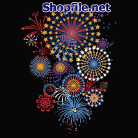 Vector họa tiết tết pháo hoa nổ đẹp