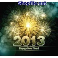 Vector họa tiết tết pháo bông 2013