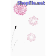 Vector họa tiết tết màu pháo hoa nhẹ nhàng