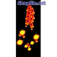 Vector họa tiết tết pháo nổ trong đêm