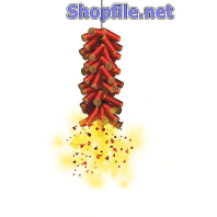 Vector họa tiết tết pháo nổ to