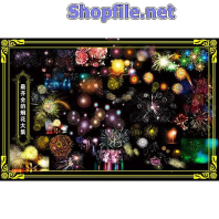 Vector họa tiết tết khung ảnh trong đêm