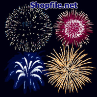 Vector họa tiết tết bốn sắc màu của pháo hoa