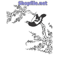 Vector họa tiết tết chim sáo