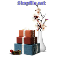 Vector họa tiết tết lọ hoa trắng