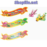 Vector họa tiết tết giấy chúc mừng năm mới