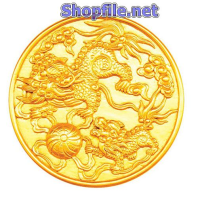 Vector họa tiết tết đồng tiền vàng