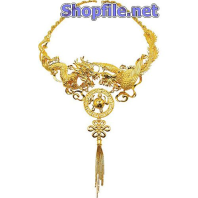 Vector họa tiết tết dây chuyền vàng