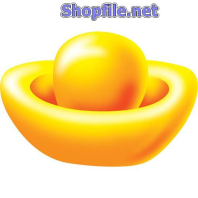 Vector họa tiết tết cục vàng óng