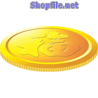 Vector họa tiết tết đồng tiền vàng