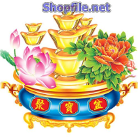 Vector họa tiết tết cái hủ trưng bàn thờ