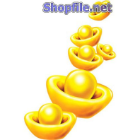 Vector họa tiết tết những cục vàng