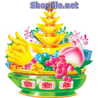 Vector họa tiết tết mâm cỗ cúng bàn thờ