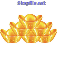 Vector họa tiết tết né vàng xếp hình