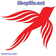 Vector họa tiết tết chim én