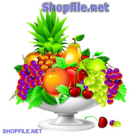 Vector họa tiết tết trái cây