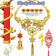 Vector họa tiết tết vòng vàng đẹp