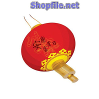 Vector họa tiết tết gió thổi lồng đèn