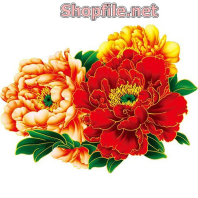 Vector ba bông hoa hoa cúc rừng đẹp