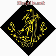 Vector cây trúc mạ vàng