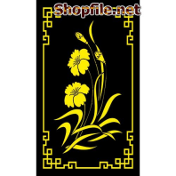 Vector hai bông hoa cúc nhỏ