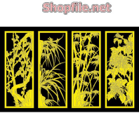 Vector cây mai rừng mạ vàng chất lượng