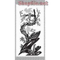 Vector bức họa cây hoa cúc