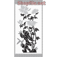 Vector cây hoa cúc trong tranh