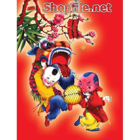 Vector ông địa tinh nghịch