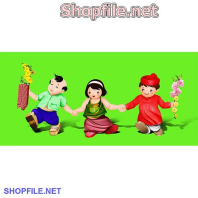 Vector những đứa trẻ đáng yêu