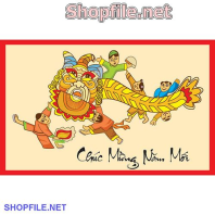 Vector múa rồng vàng