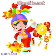 Vector cậu bé hóa trang nhảy múa