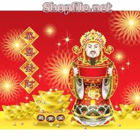 Vector thần tài phú quý