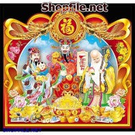 Vector 3 vị phúc lộc thọ