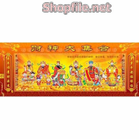 Vector bức họa phúc lộc thọ đẹp