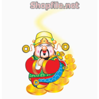 Vector thần tài nhảy múa