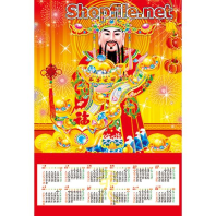 Vector ông thần tài và tài sản của mình