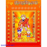 Vector phong bao lì xì in thần tài