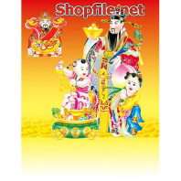 Vector thần tài vài tiểu đồng