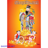 Vector thần tài và những chú nhóc đáng yêu