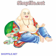 Vector ông địa bụng bự